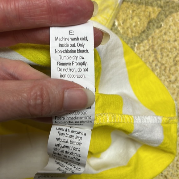 BNWOT John Deere yellow and white striped T-shirt - Picture 10 of 13